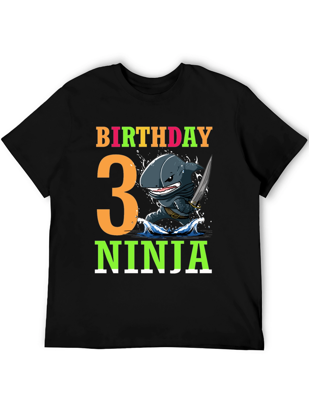 Birthday 3 Ninja T-Shirt