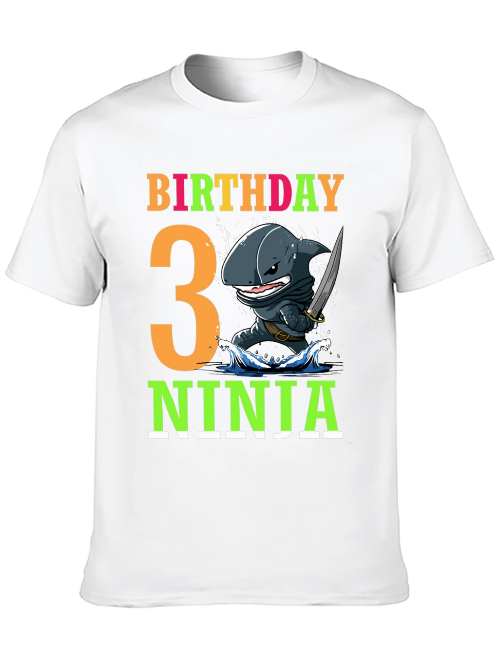 Birthday 3 Ninja T-Shirt