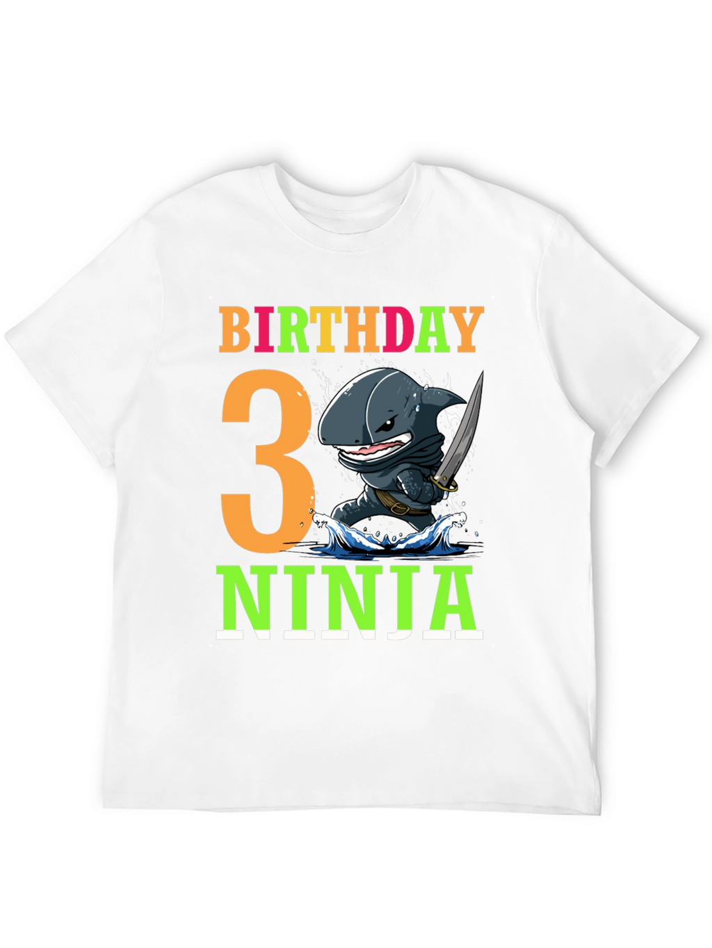 Birthday 3 Ninja T-Shirt