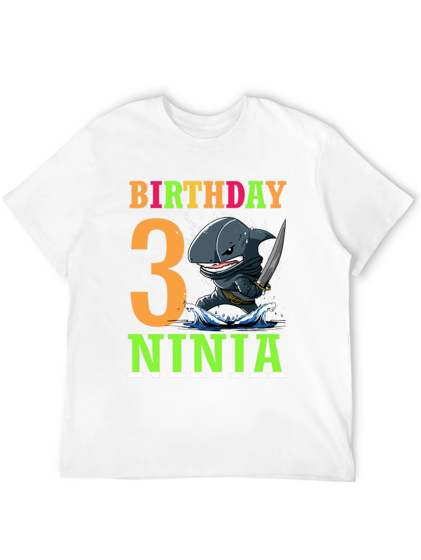Birthday 3 Ninja T-Shirt
