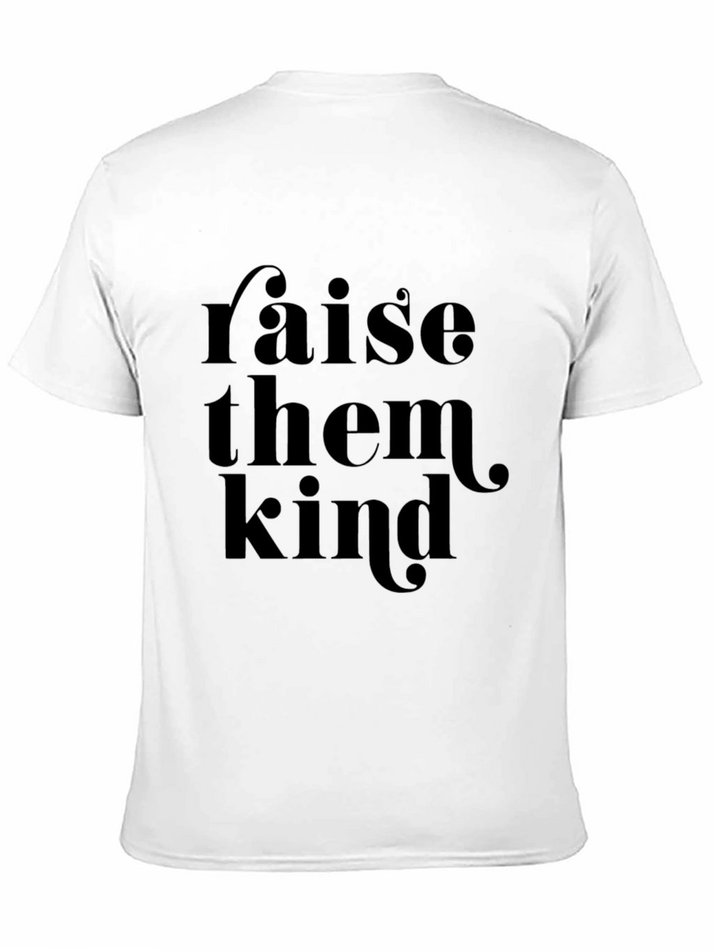 Raise Them Kind Black Graphic Tee