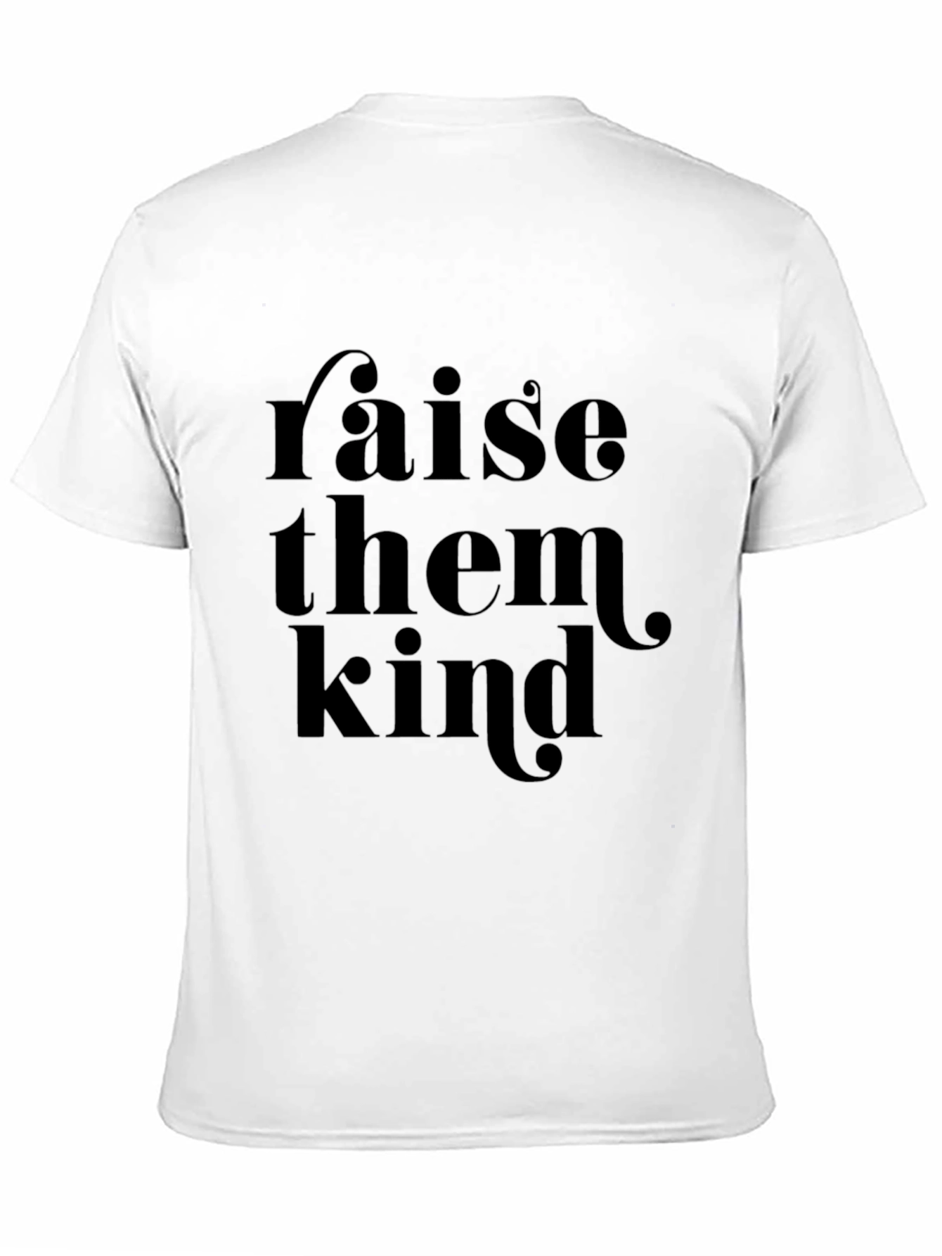Raise Them Kind Black Graphic Tee