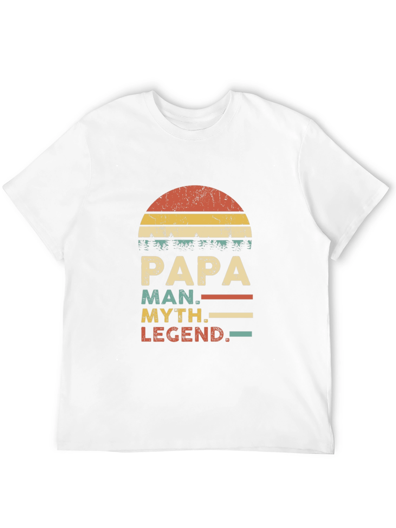 Papa Man Myth Legend Graphic T-Shirt