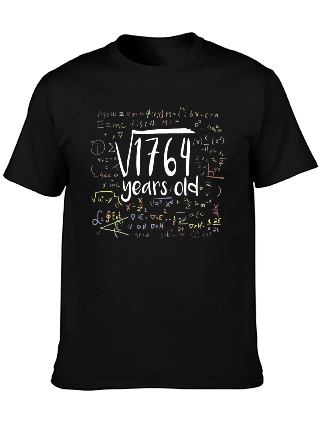Funny Math 42nd Birthday T-Shirt: Square Root of 1764