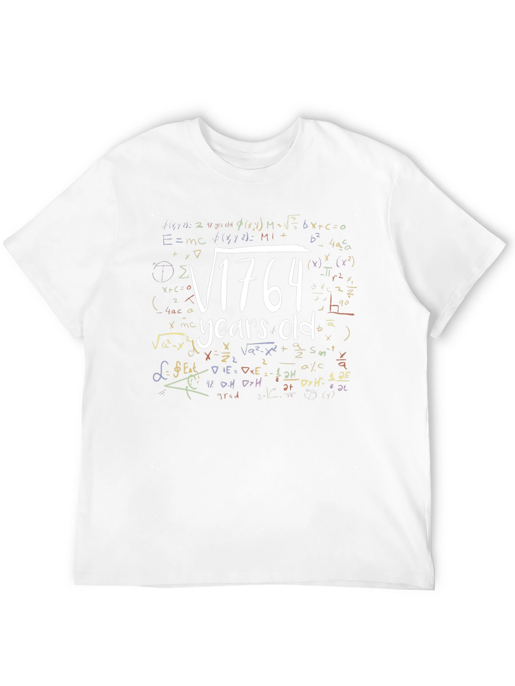 Funny Math 42nd Birthday T-Shirt: Square Root of 1764
