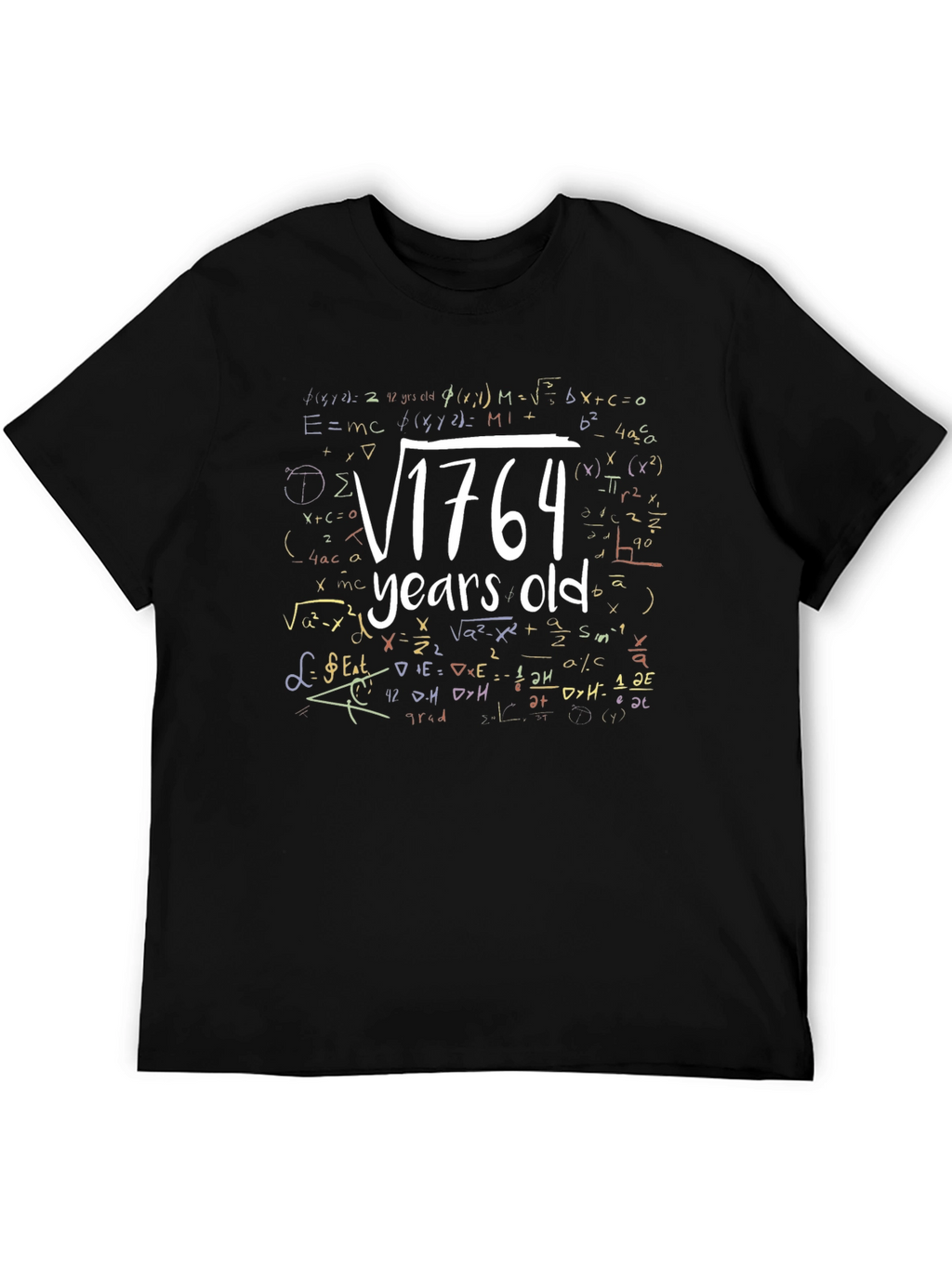 Funny Math 42nd Birthday T-Shirt: Square Root of 1764