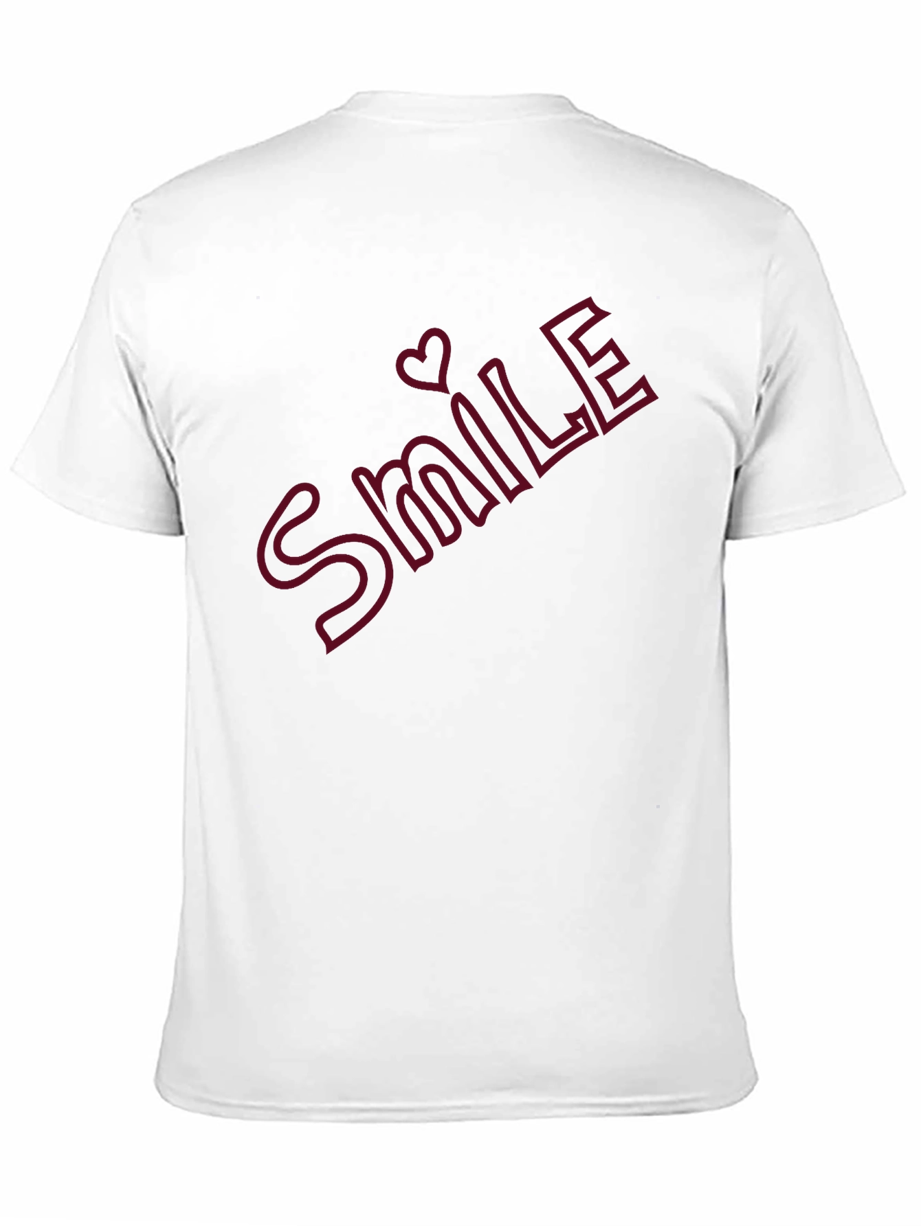 Smile Heart Graphic T-Shirt - Casual Comfort