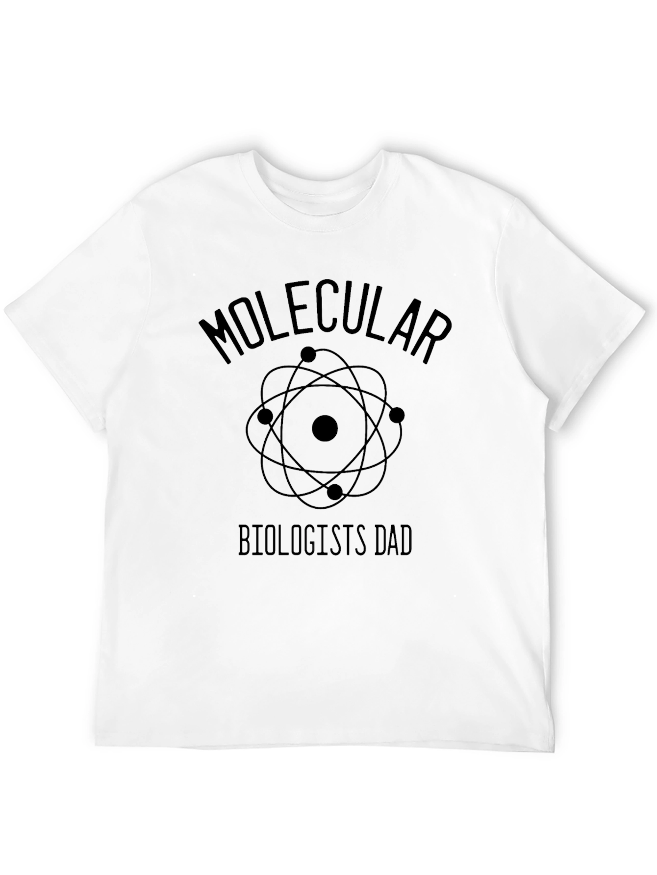 Molecular Biologist Dad Graphic T-Shirt