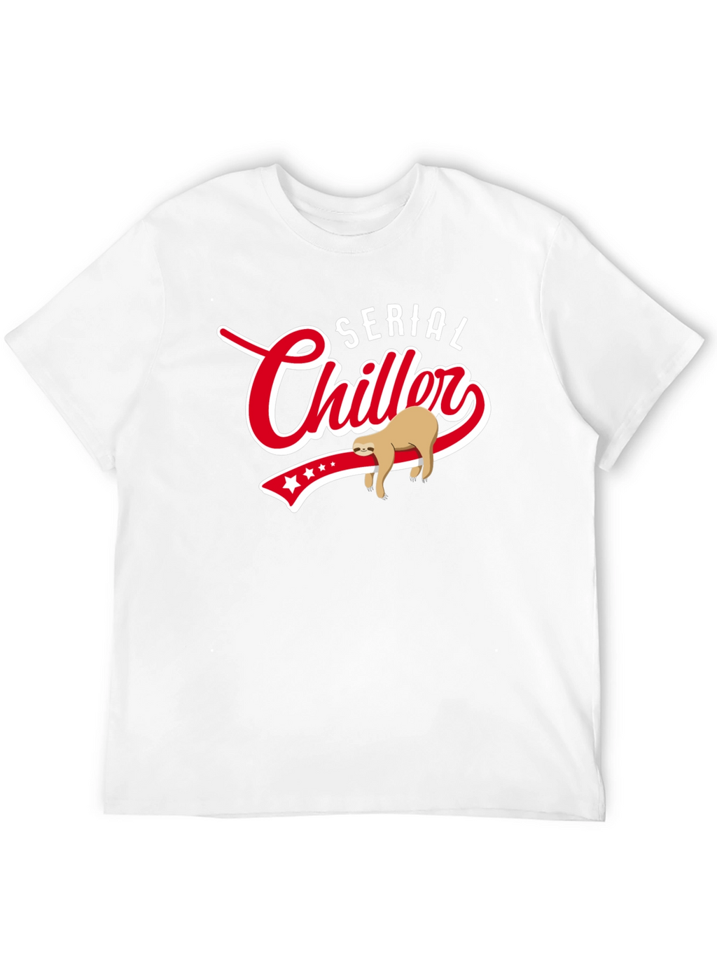 Serial Chiller Sloth Graphic T-Shirt