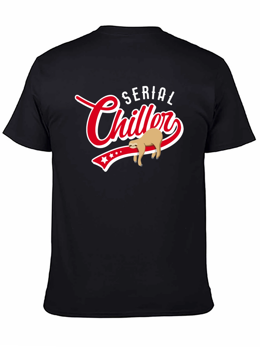 Serial Chiller Sloth Graphic T-Shirt