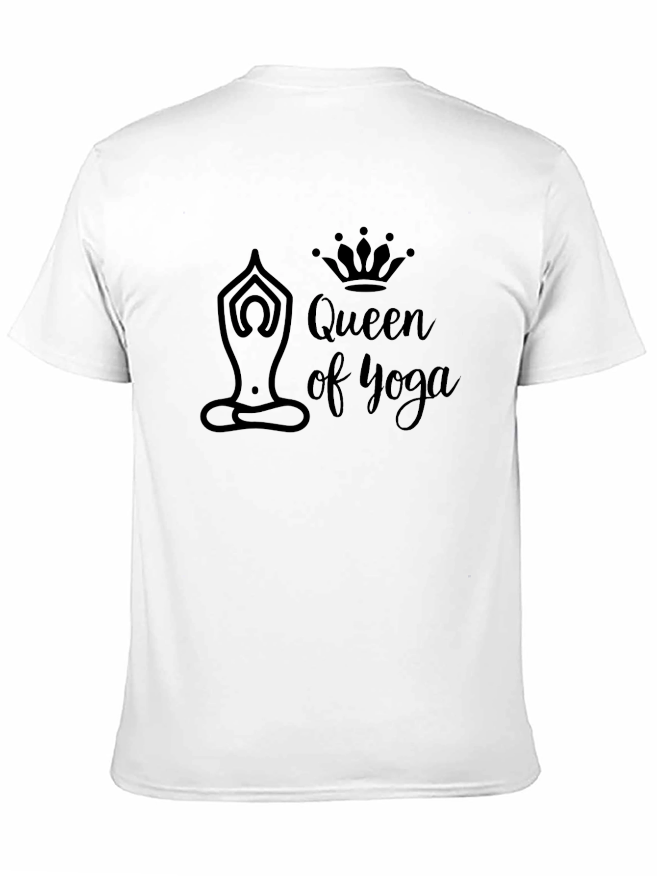 Queen of Yoga Black T-Shirt