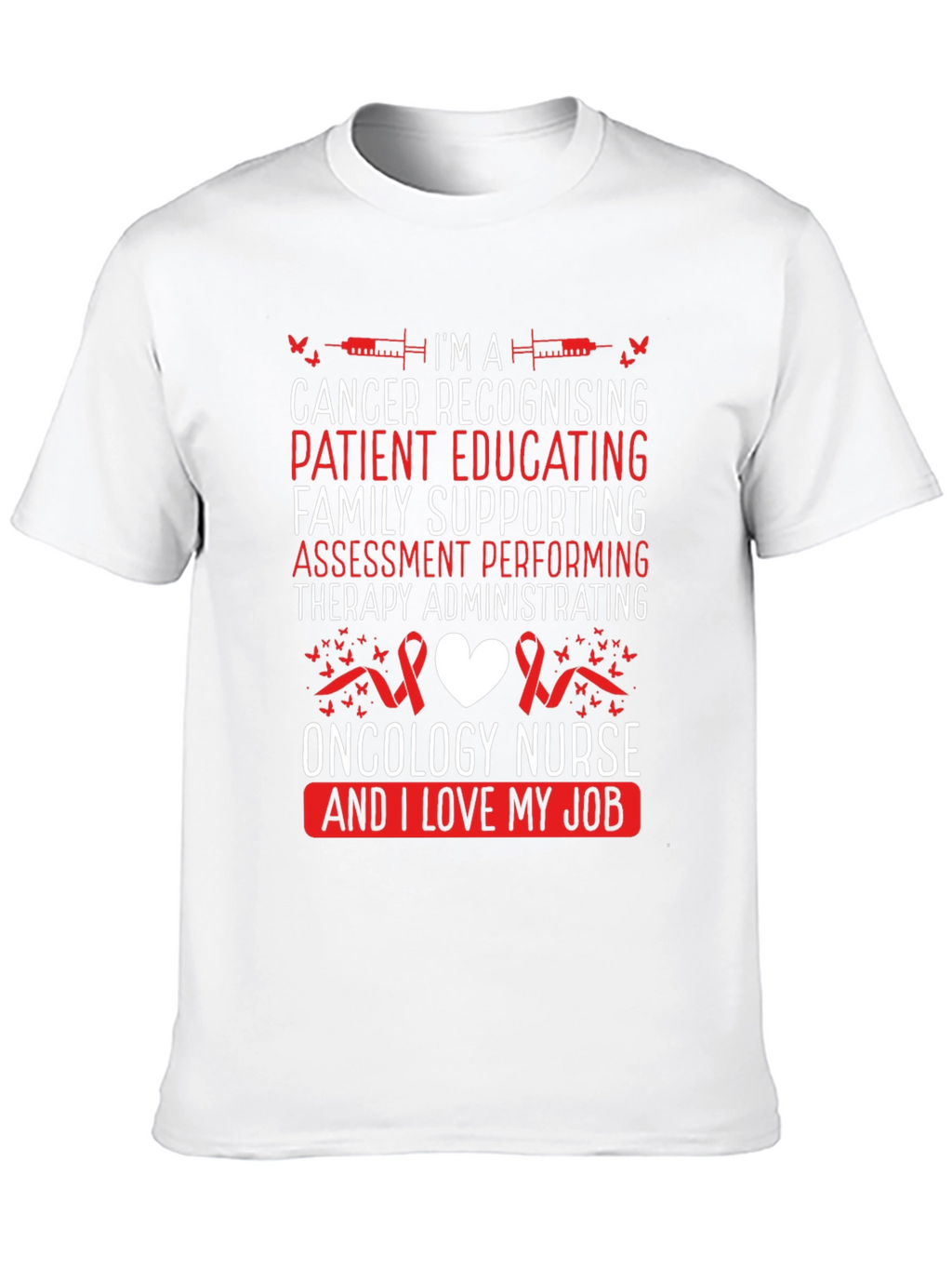 Oncology Nurse T-Shirt - Cancer Awareness