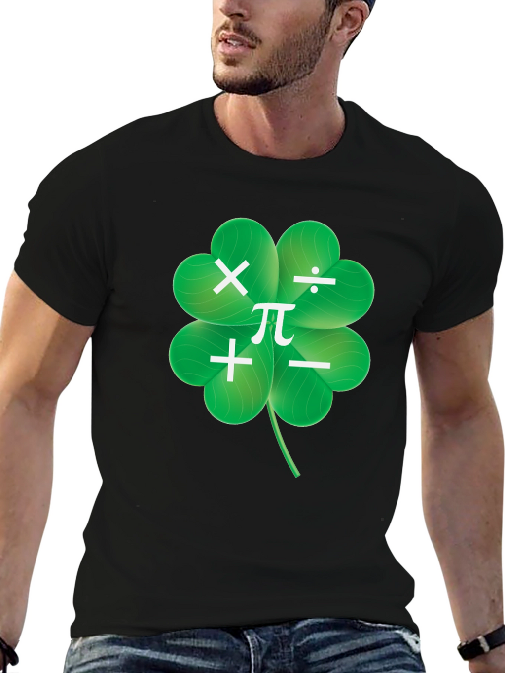 Math Clover T-Shirt - Lucky Numbers Tee