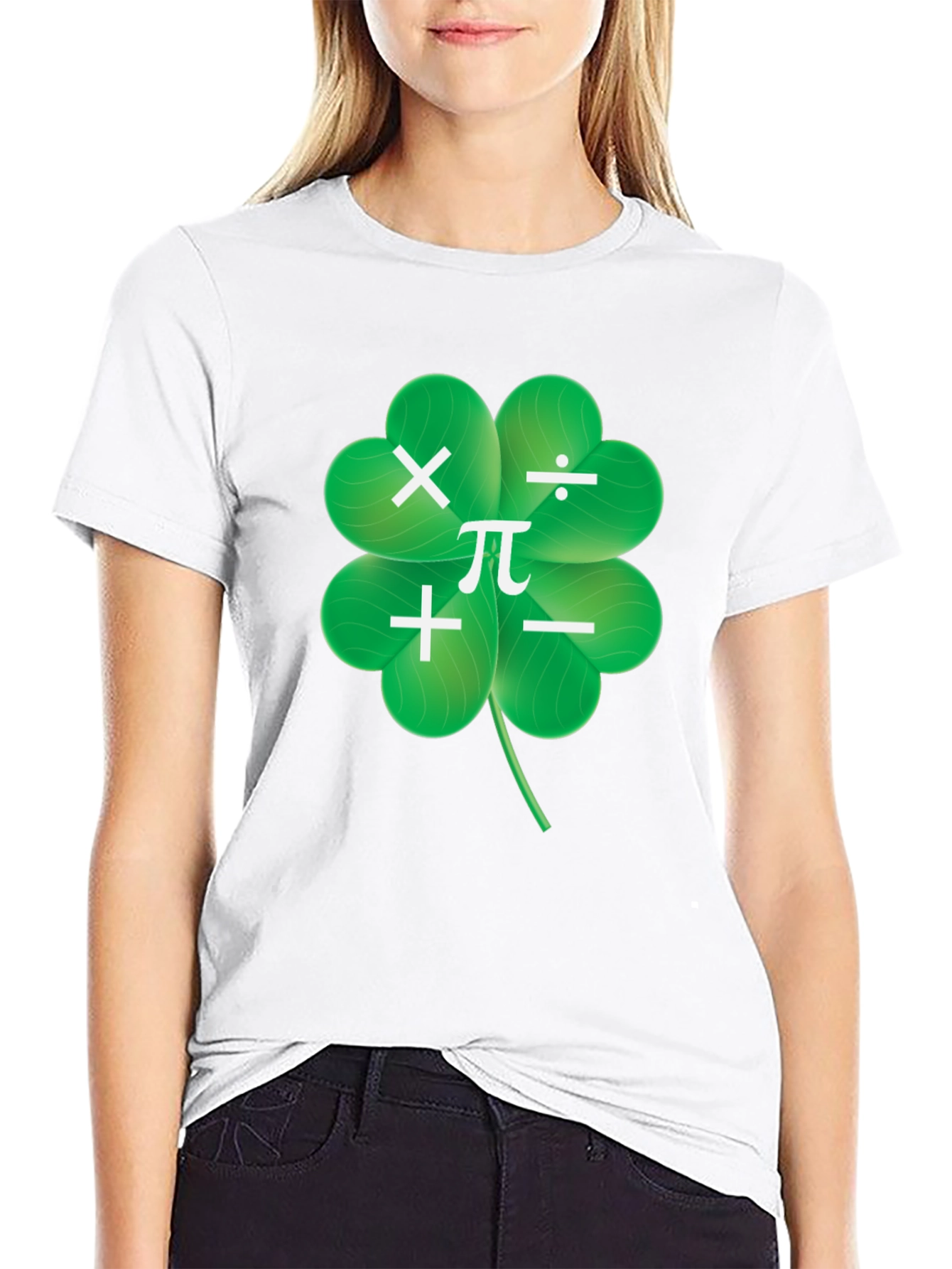 Math Clover T-Shirt - Lucky Numbers Tee