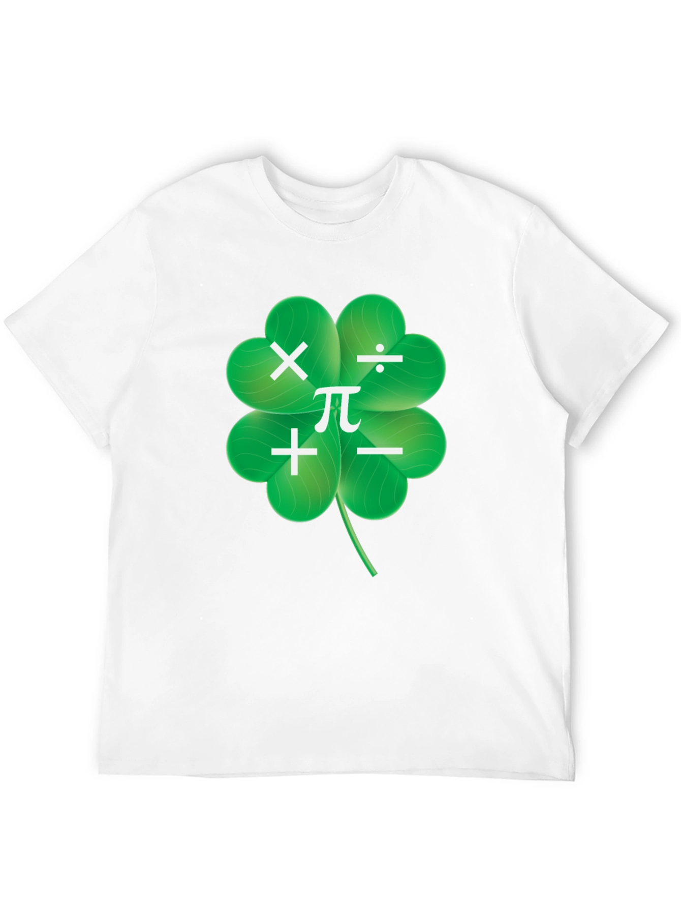 Math Clover T-Shirt - Lucky Numbers Tee