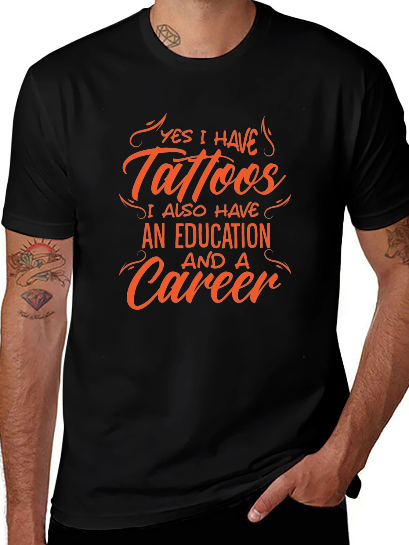 Tattooed and Educated Mens Tee