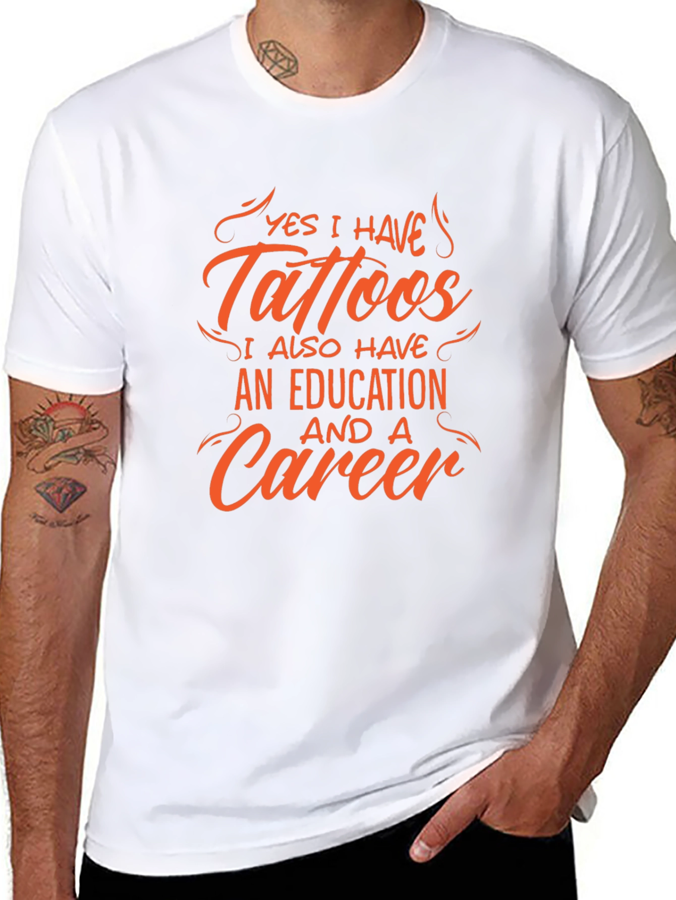 Tattooed and Educated Mens Tee