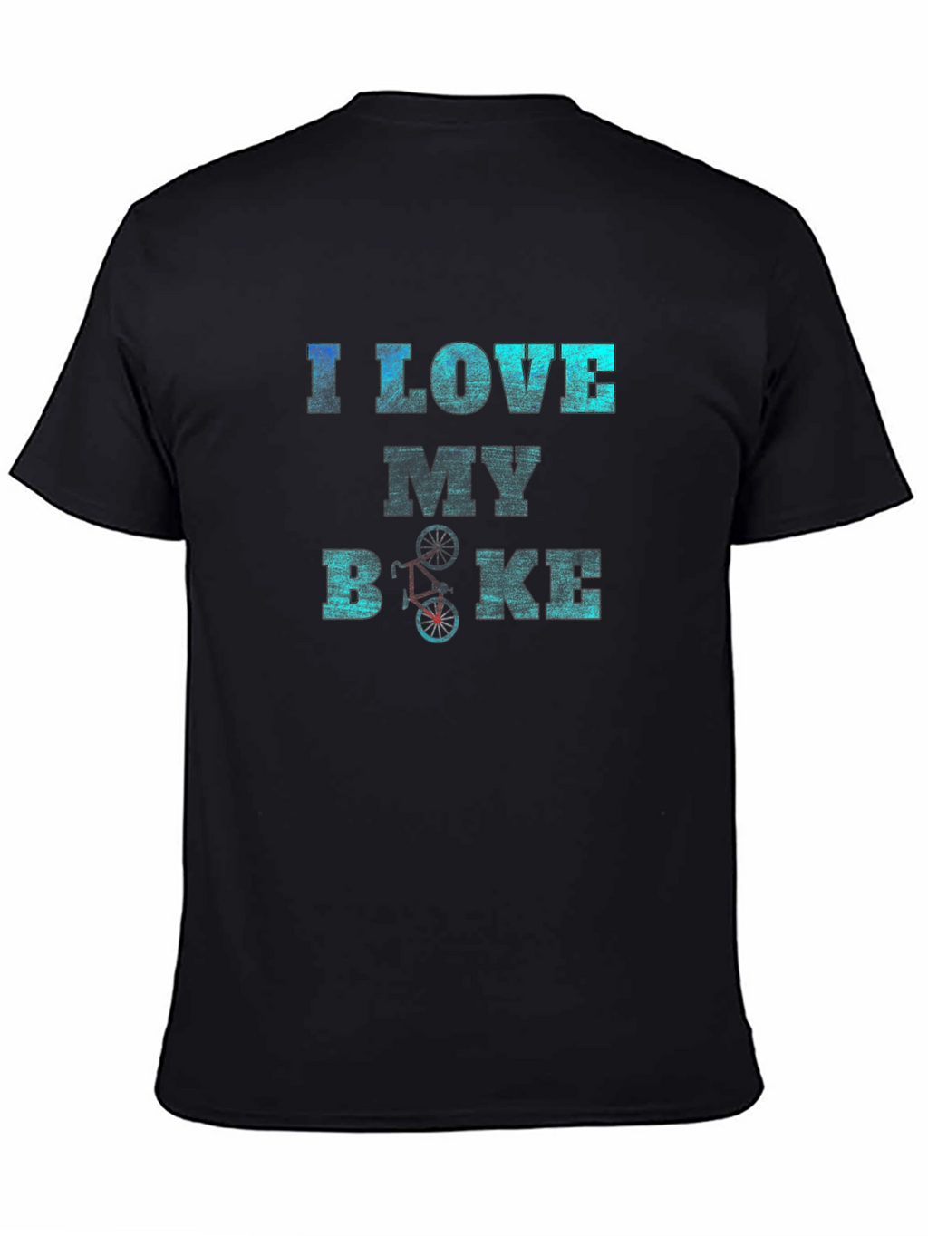 I Love My Bike Graphic T-Shirt - Black