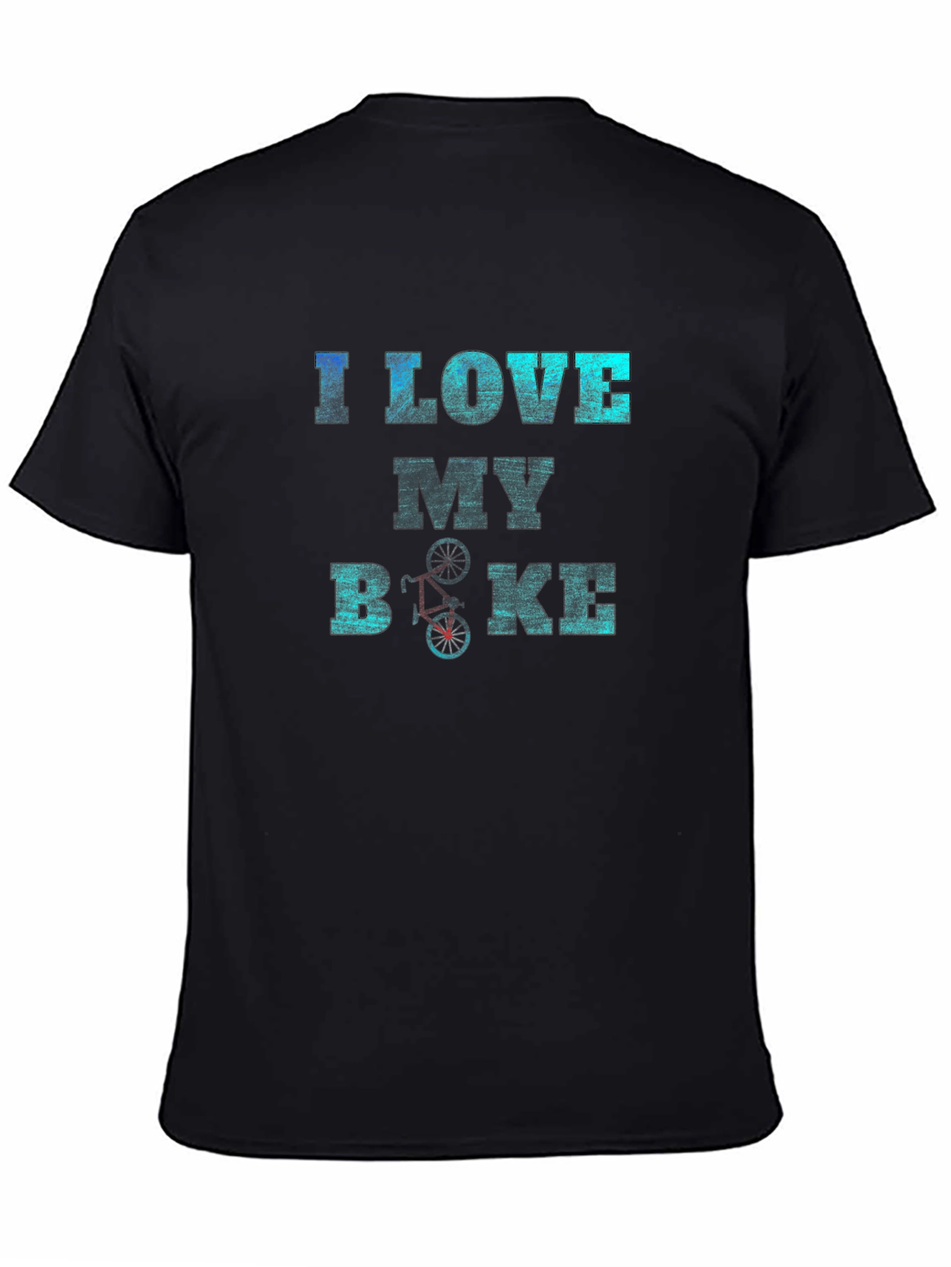 I Love My Bike Graphic T-Shirt - Black