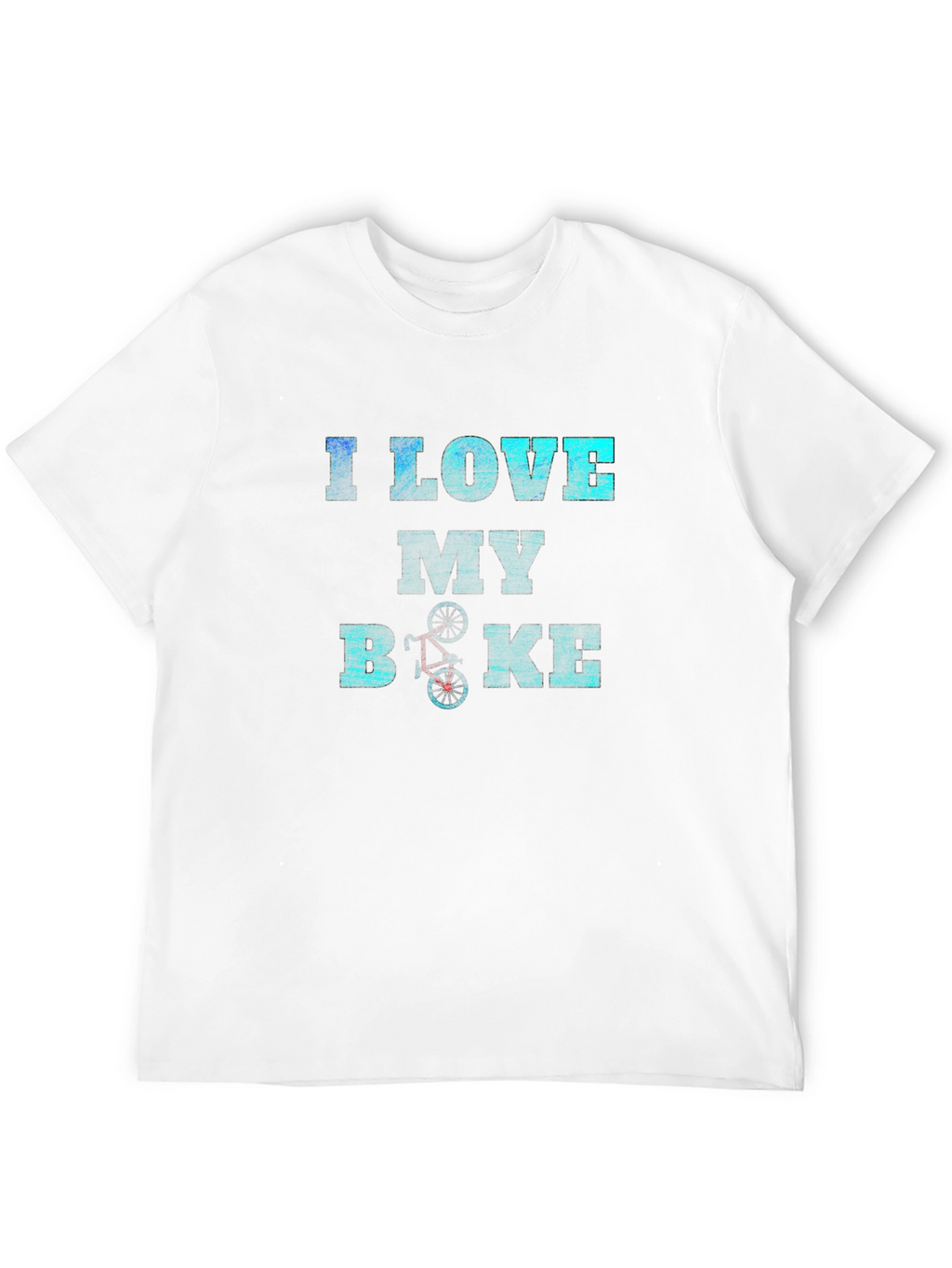 I Love My Bike Graphic T-Shirt - Black