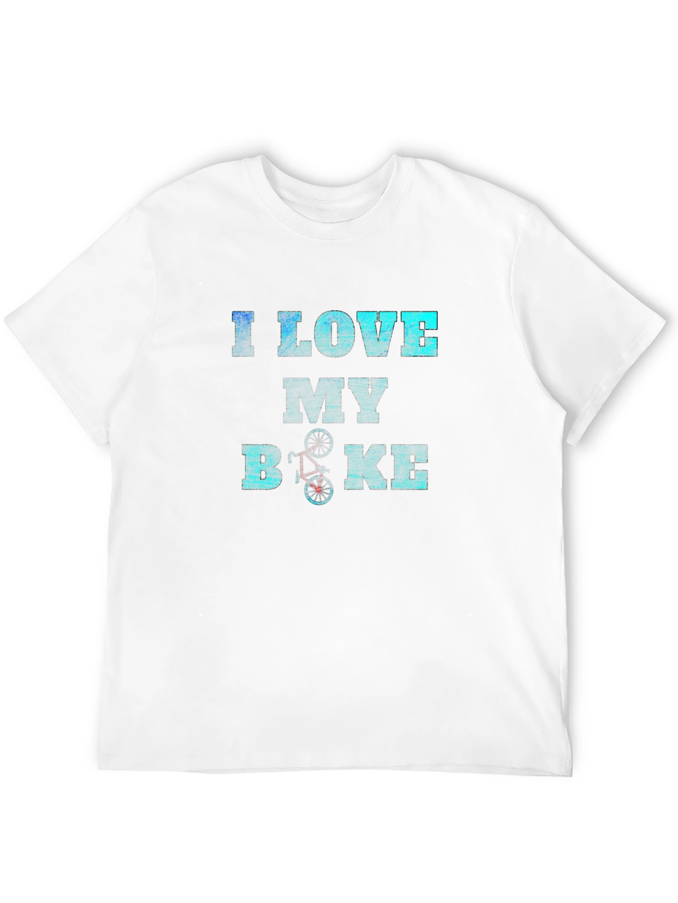 I Love My Bike Graphic T-Shirt - Black