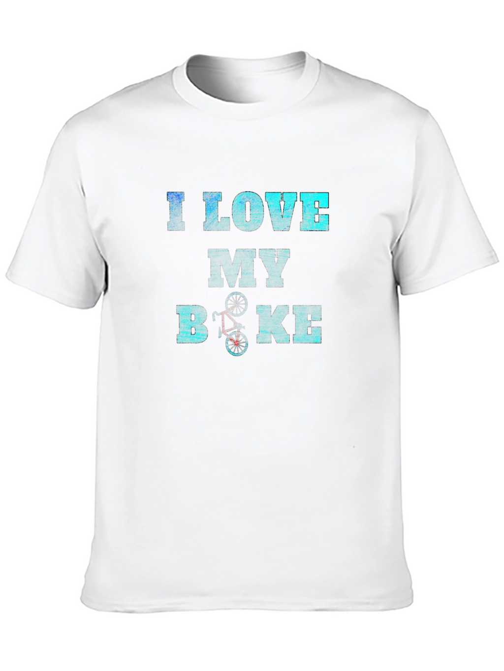 I Love My Bike Graphic T-Shirt - Black