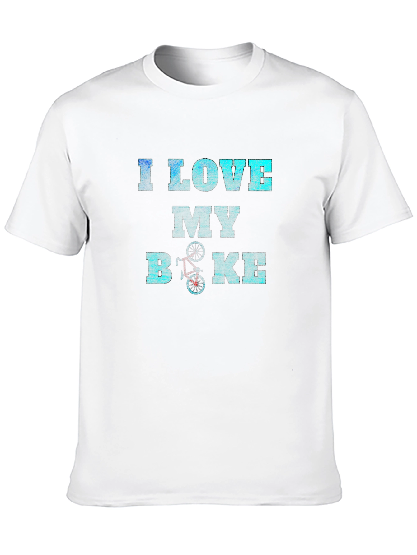I Love My Bike Graphic T-Shirt - Black