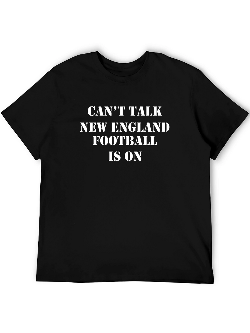 New England Football Fan Tee - Cant Talk Now!