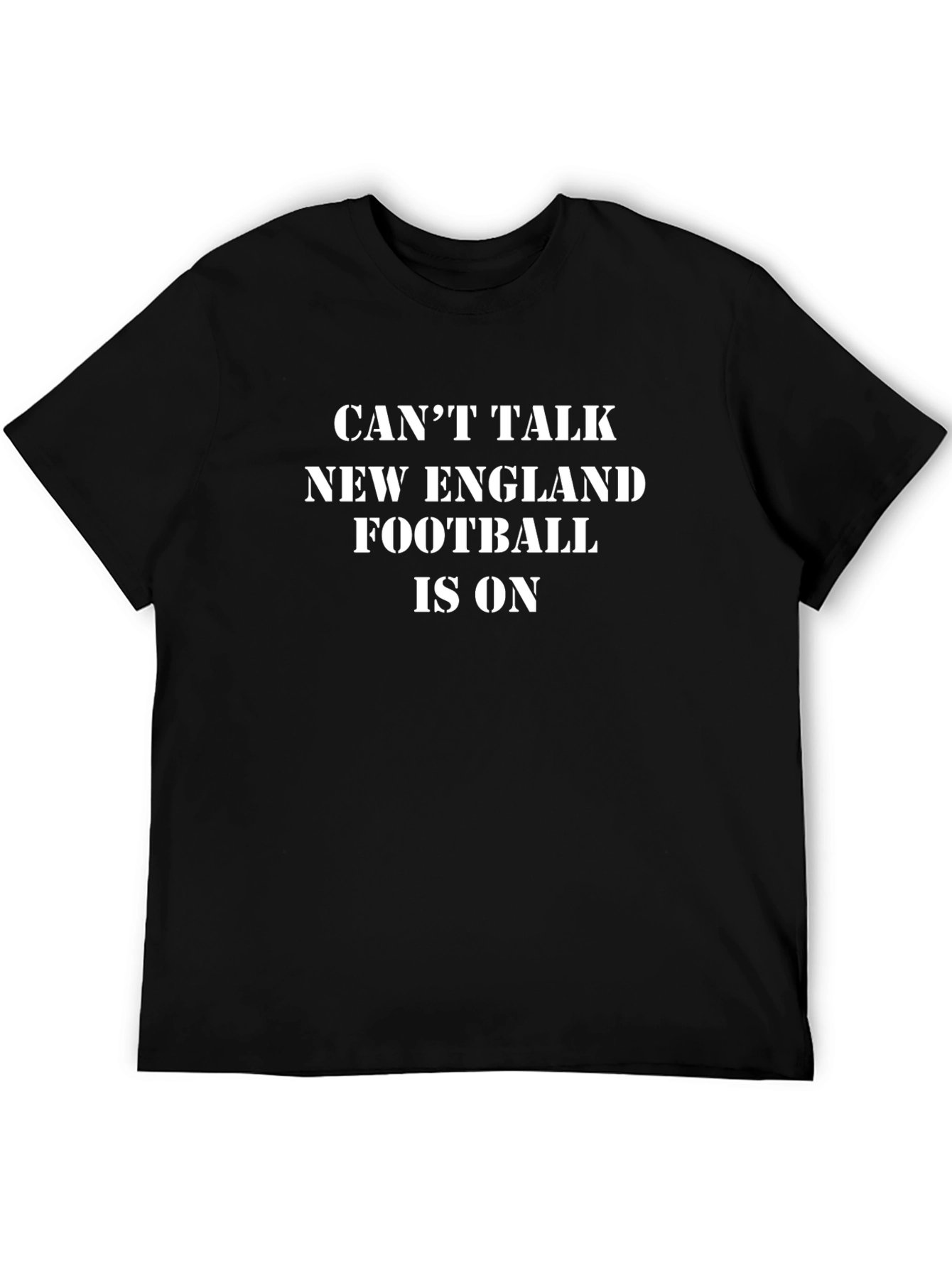 New England Football Fan Tee - Cant Talk Now!