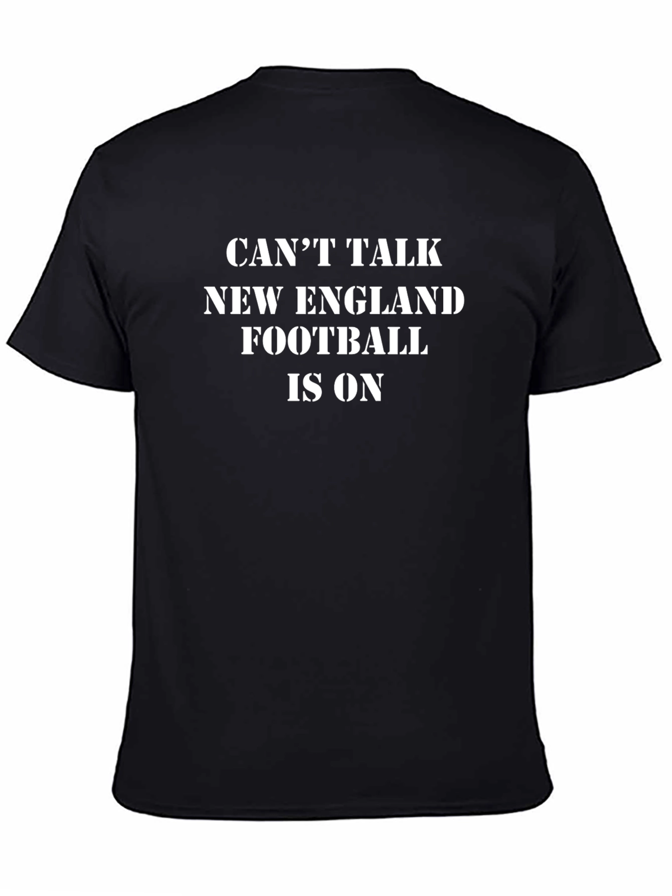 New England Football Fan Tee - Cant Talk Now!