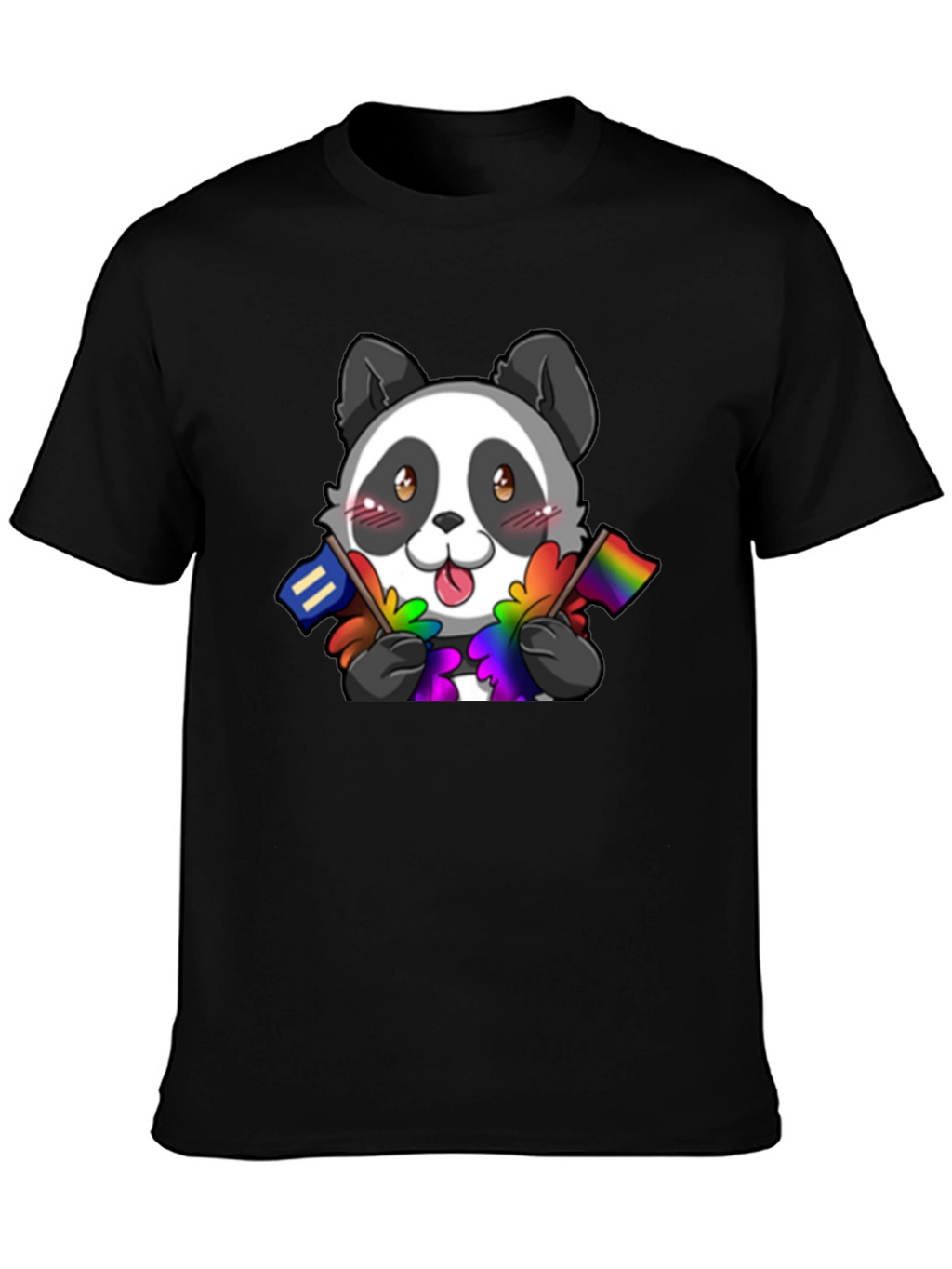 Pride Panda T-Shirt - LGBTQ+ Supporter Tee