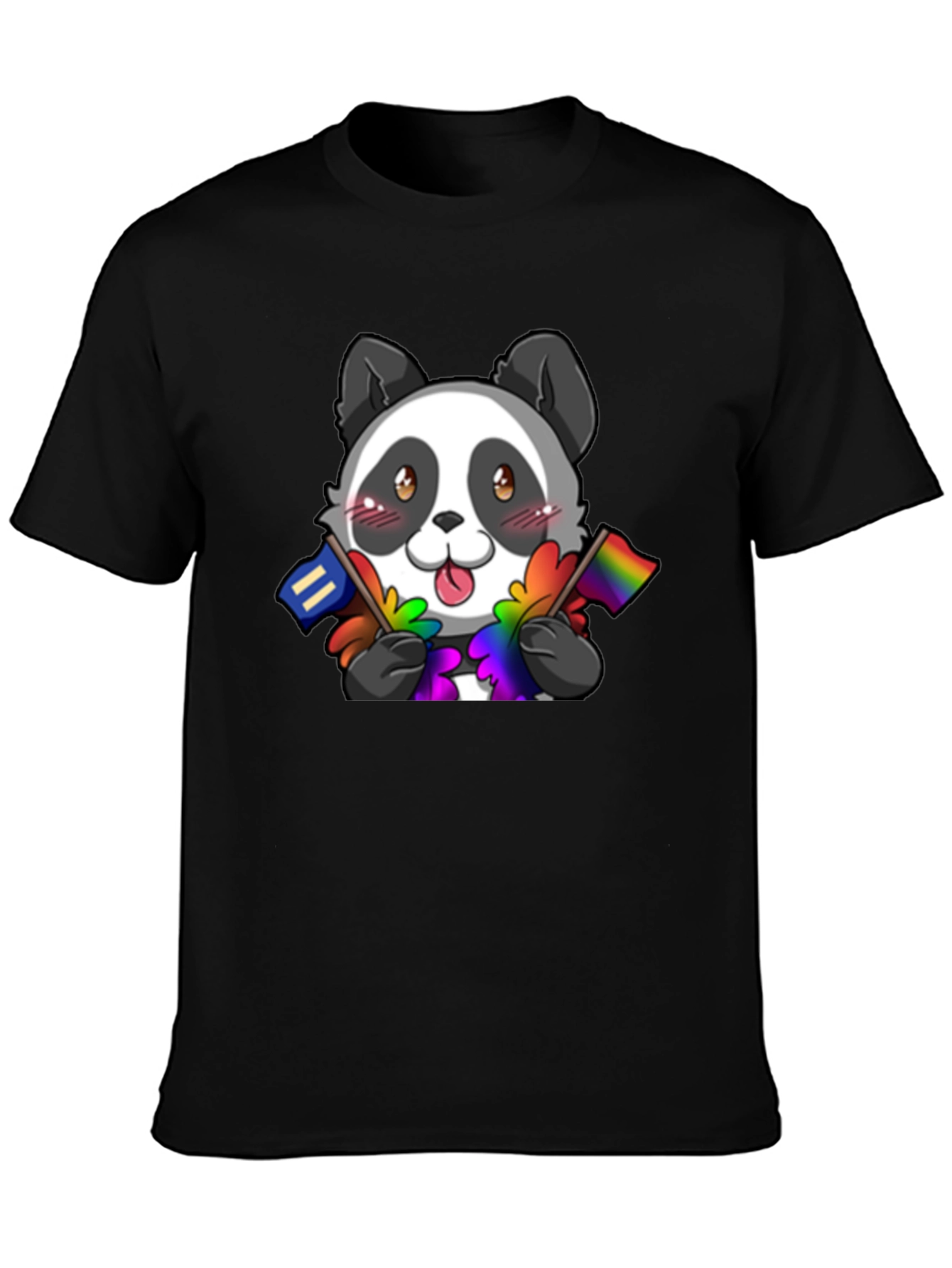 Pride Panda T-Shirt - LGBTQ+ Supporter Tee