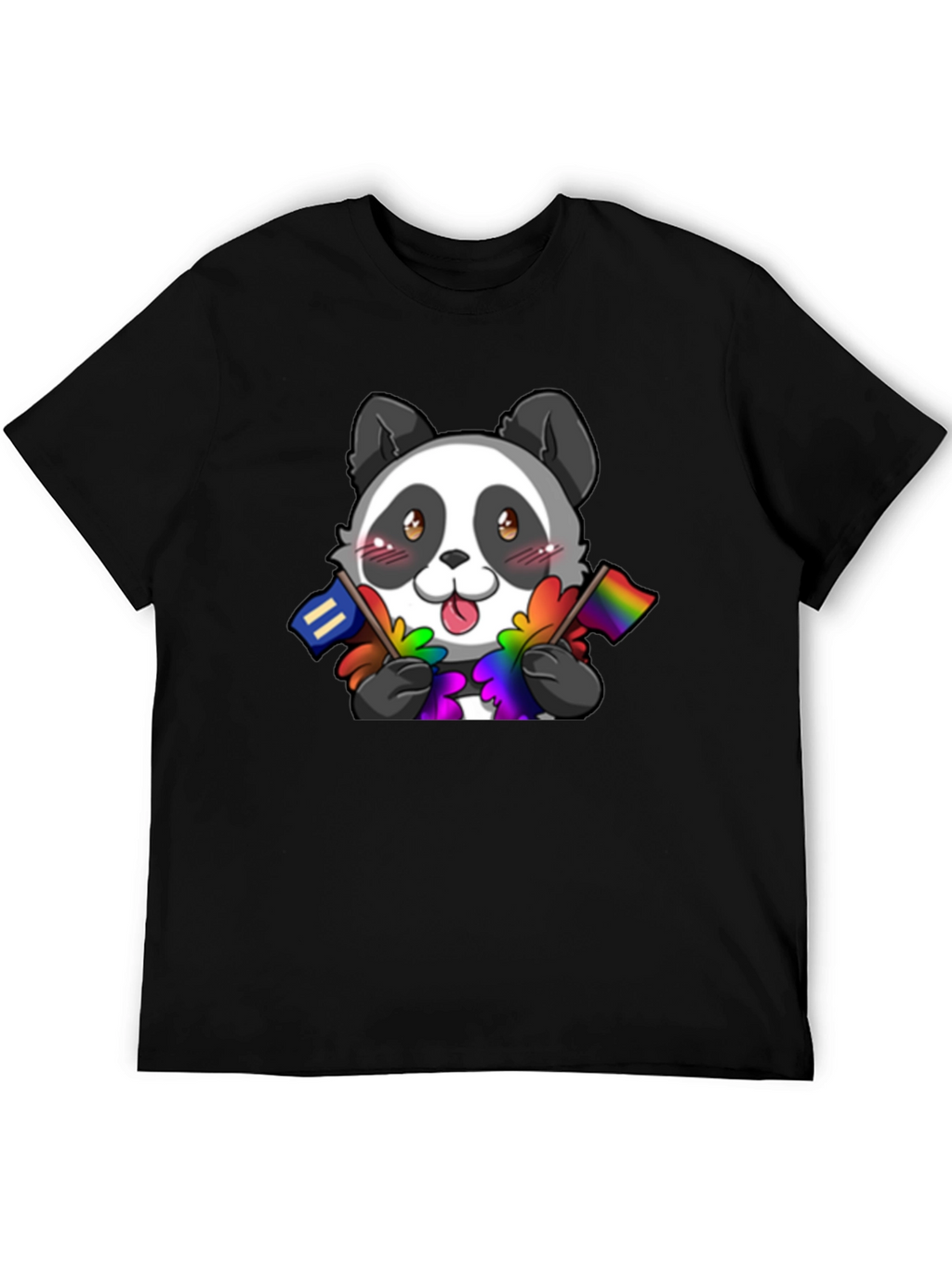 Pride Panda T-Shirt - LGBTQ+ Supporter Tee
