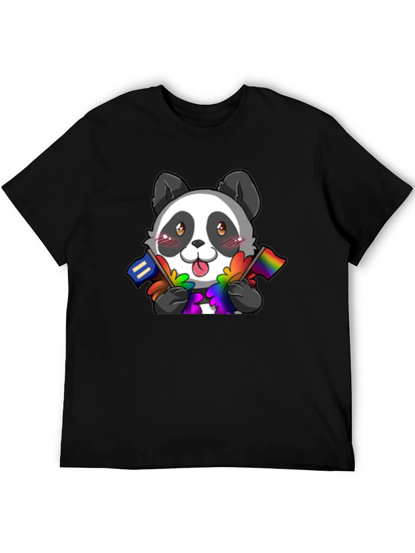 Pride Panda T-Shirt - LGBTQ+ Supporter Tee