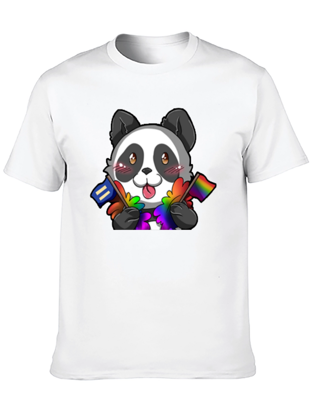 Pride Panda T-Shirt - LGBTQ+ Supporter Tee