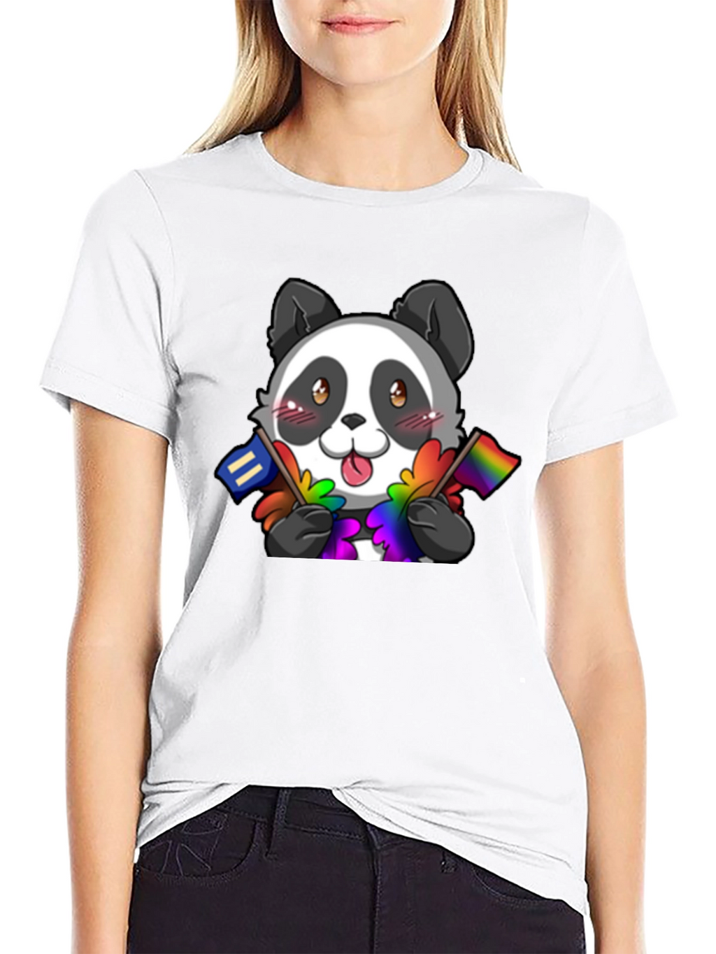 Pride Panda T-Shirt - LGBTQ+ Supporter Tee