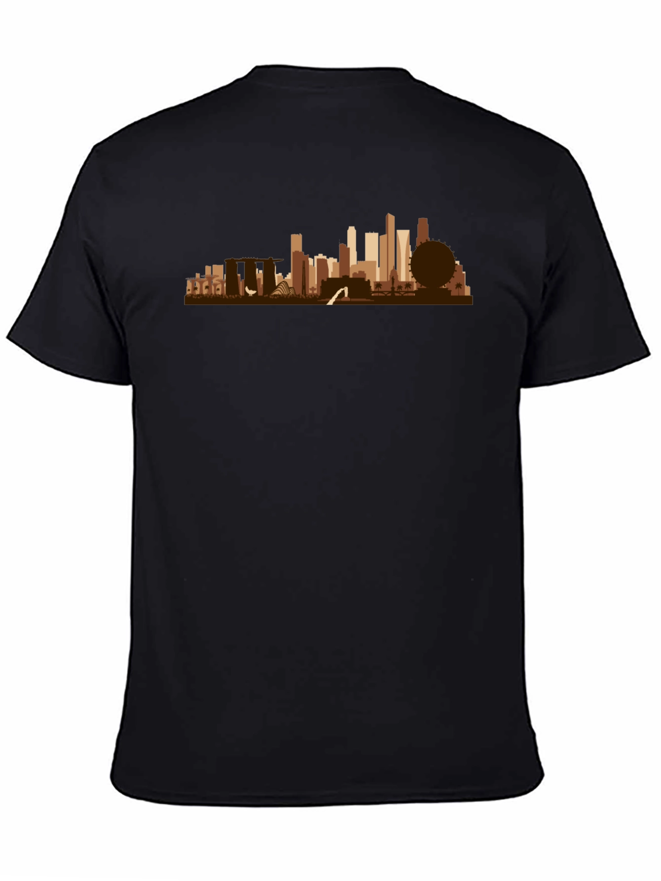 Singapore Skyline Graphic T-Shirt