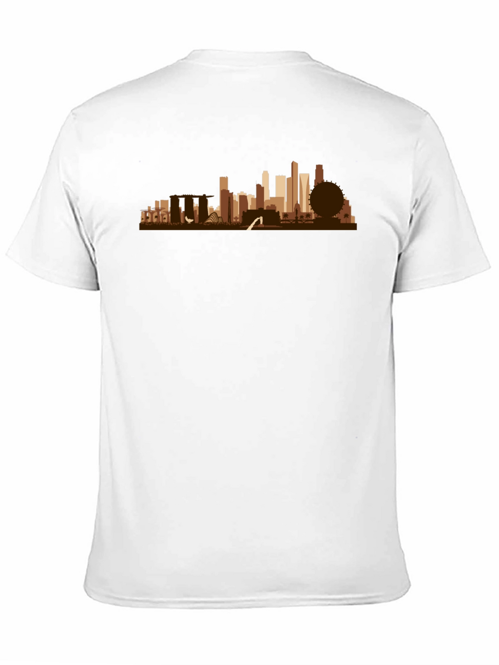 Singapore Skyline Graphic T-Shirt