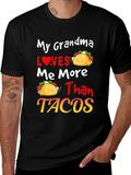Grandma Loves Me More Than Tacos Graphic Tee