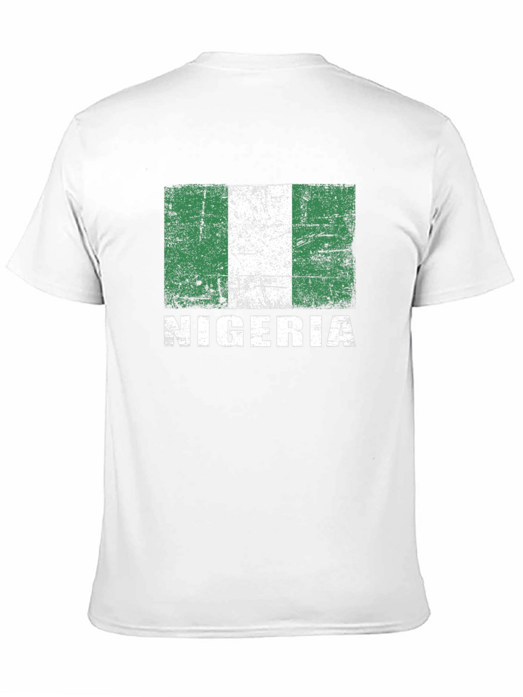 Nigeria Flag T-Shirt - Distressed Graphic Tee