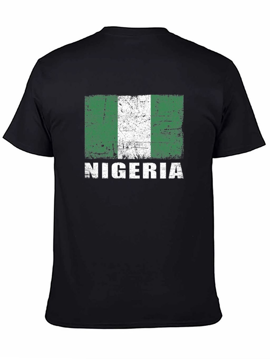 Nigeria Flag T-Shirt - Distressed Graphic Tee