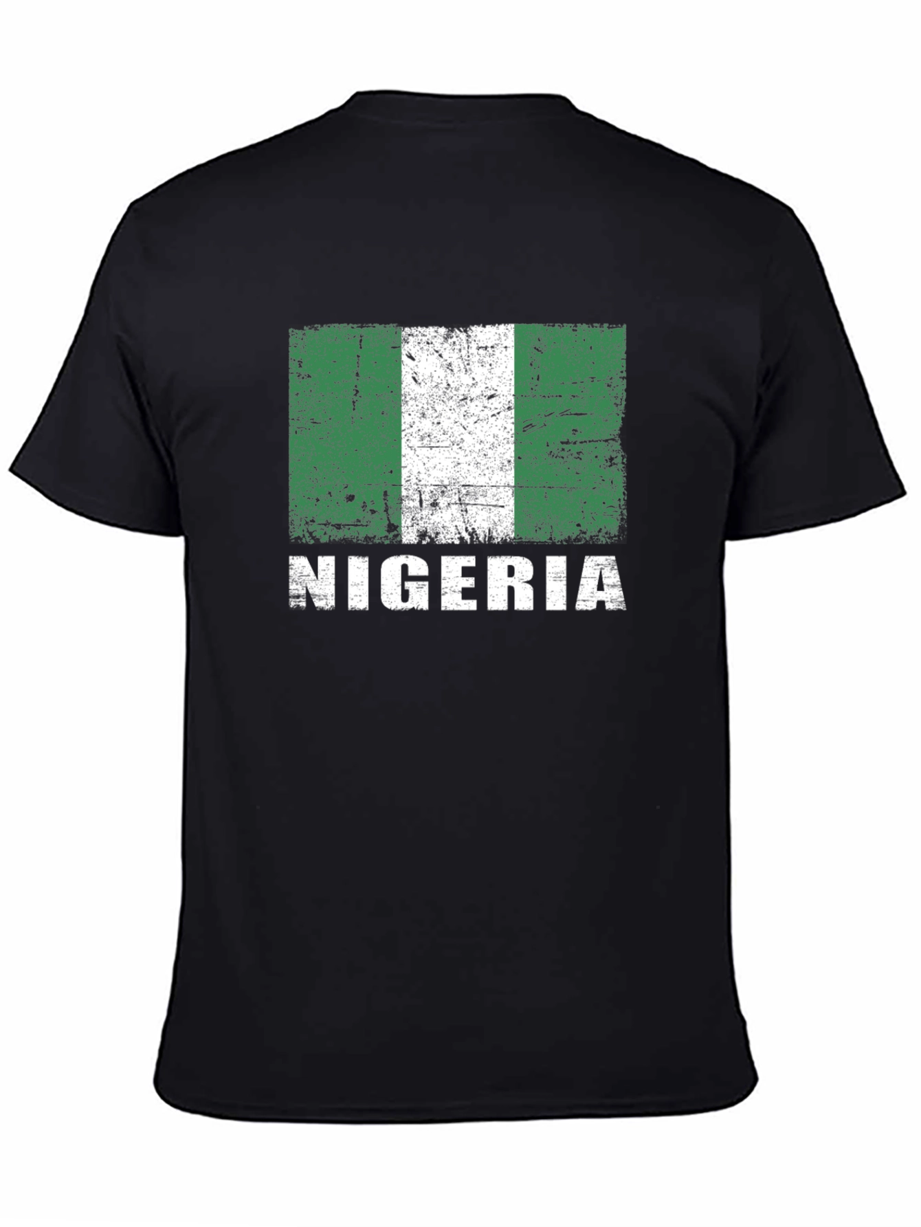Nigeria Flag T-Shirt - Distressed Graphic Tee
