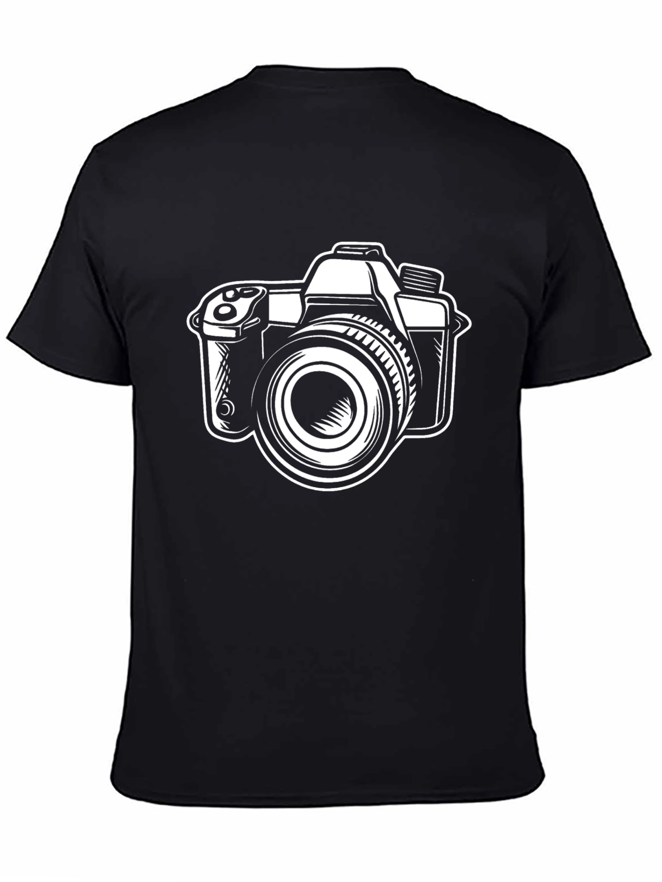 Camera Graphic Black T-Shirt