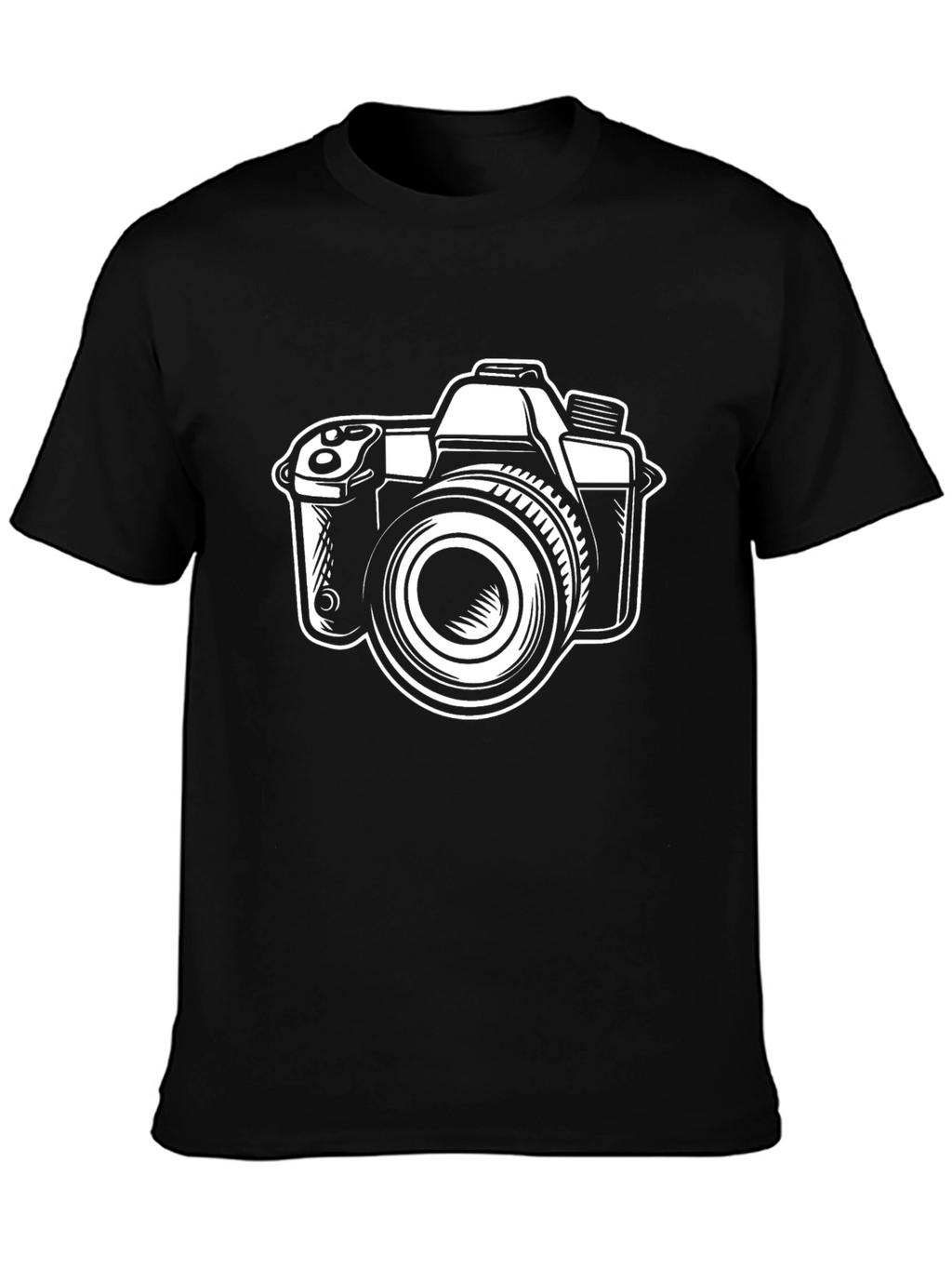 Camera Graphic Black T-Shirt