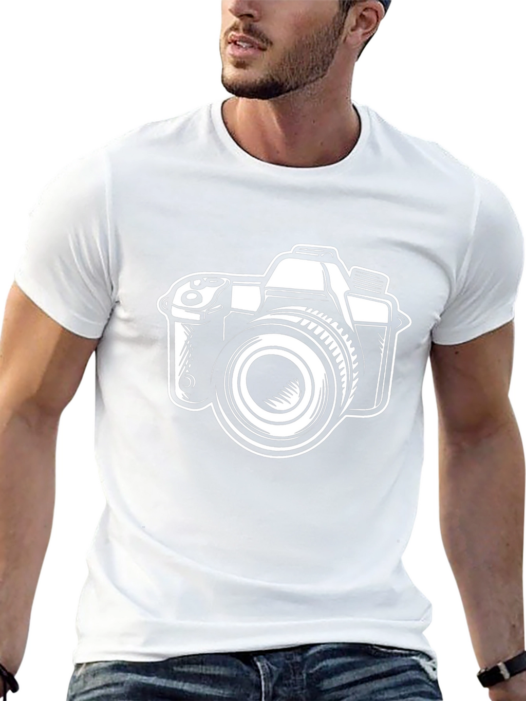 Camera Graphic Black T-Shirt