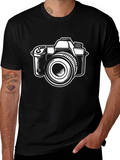 Camera Graphic Black T-Shirt