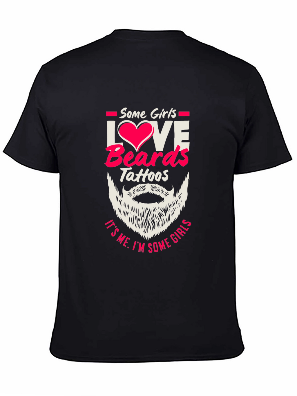 Love Beards Tattoos Funny Graphic Tee
