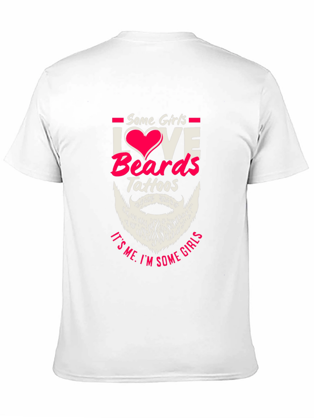 Love Beards Tattoos Funny Graphic Tee