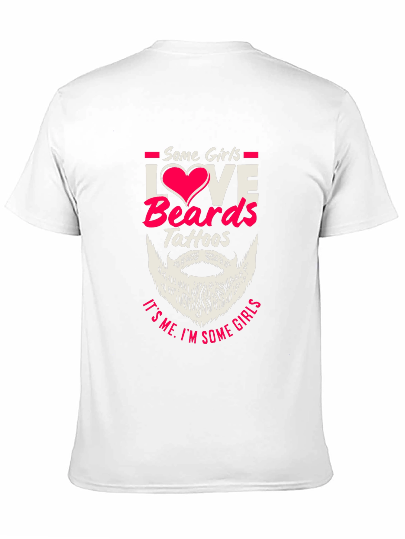 Love Beards Tattoos Funny Graphic Tee