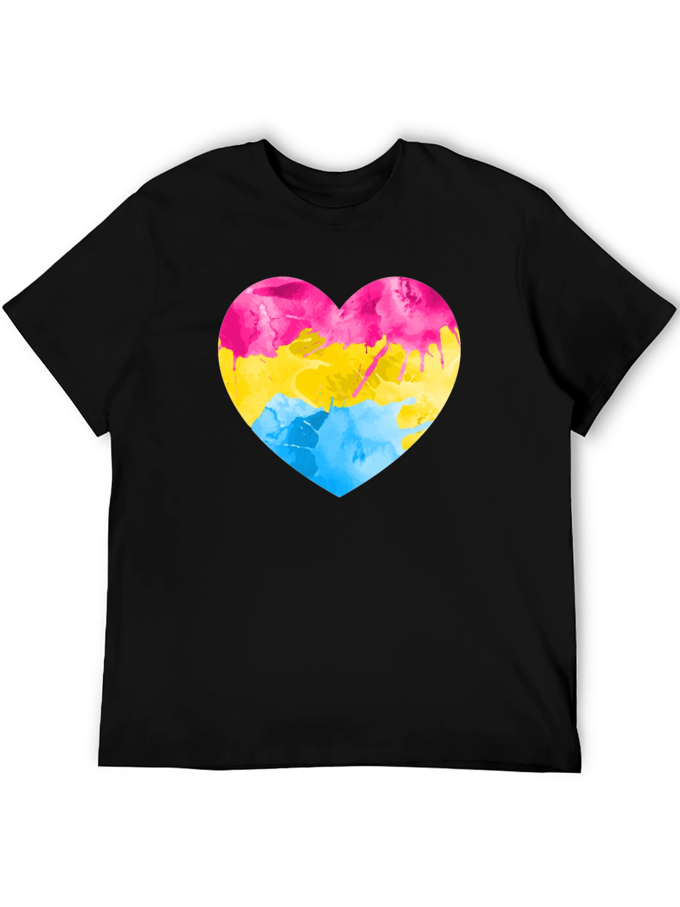 Pansexual Pride Heart T-Shirt